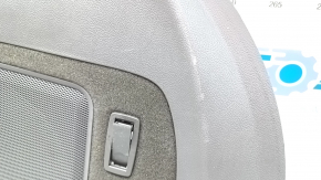 Right arch trim Lincoln Nautilus 19-23 brown, under 2 rows of seats, broken fasteners, scratches, whitened plastic, dented