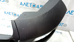 Rear bumper bare Ford Escape MK3 17-19 rest without parking sensors structure, rubbed, CAPA