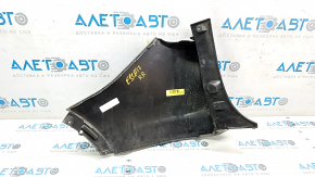 Rear bare bumper right Ford Escape MK3 17-19 rest, graphite J7, scratches