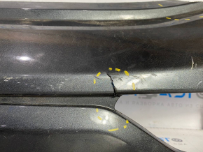 Rear bumper bare upper part Chevrolet Bolt 17-21 under BSM and parking sensors, scratches, cracks, missing part, broken mount