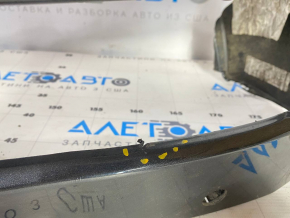 Rear bumper bare upper part Chevrolet Bolt 17-21 under BSM and parking sensors, scratches, cracks, missing part, broken mount