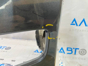Rear bumper bare upper part Chevrolet Bolt 17-21 under BSM and parking sensors, scratches, cracks, missing part, broken mount