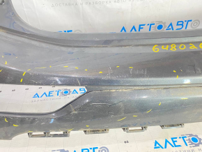 Rear bumper bare upper part Chevrolet Bolt 17-21 under BSM and parking sensors, scratches, cracks, missing part, broken mount