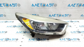 Headlight front right bare Ford Escape MK3 17-19 rest halogen light, web