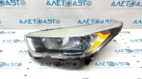 Headlight front left bare Ford Escape MK3 17-19 rest halogen light, web