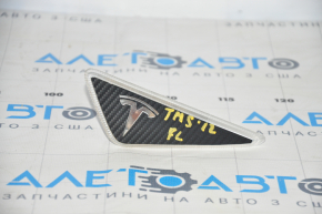Turn signal in the wing front left Tesla Model S 12-20 in black film