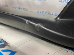 Front Bumper Naked Tesla Model S 12-15 Black Matte, Scratches, Dimples