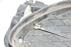 Front bumper eyelets right assembly Tesla Model S 12-15 pre-rest with actuator, broken fastener