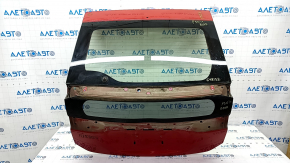 Naked trunk door with glass Toyota Prius 30 10-15 red 3R3, with two glasses, butt