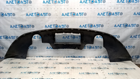Rear bumper lip for 2 pipes Audi Q5 8R 13-17 without parking sensors, for towbar, graphite, scratches, broken mount