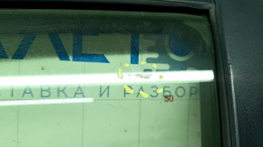 Door assembly front left Toyota Prius 30 10-15 keyless, red 3R3, scratches on trim and glass