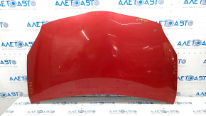 Hood bare Toyota Prius 30 10-15 aluminum, red 3R3, dents, bumps