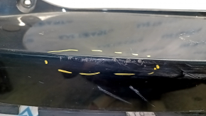 Rear bumper upper part Ford Explorer 16-19 rest, black, for parking sensors, scratches