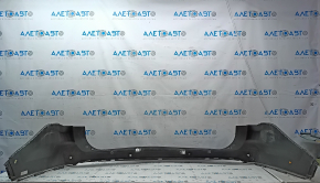 Rear bumper upper part Ford Explorer 16-19 rest, black, for parking sensors, scratches