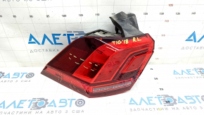 Light outer wing left VW Tiguan 18-usa scratches