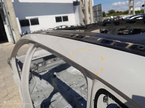 Metal roof Lincoln Nautilus 19-23 for panoramic, on the body, dented