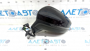 Side mirror left VW Tiguan 18- 6+2 pins, BSM, turn signal, heated, black