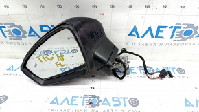 Side mirror left VW Tiguan 18- 6+2 pins, BSM, turn signal, heated, black