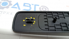 Door sill outer rear left Lincoln Nautilus 19-23 black, broken fastener scratches