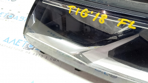 Headlight front left VW Tiguan 18- bare halogen, DRL LED, sand