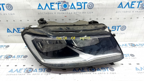 Headlight front right VW Tiguan 18- bare halogen, DRL LED, sand
