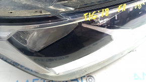 Headlight front right VW Tiguan 18- bare halogen, DRL LED, sand