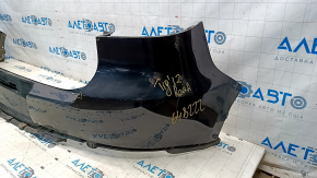 Bare rear bumper VW Tiguan 12-17 rest, upper part, black, scratches