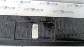 Mercedes W221 black trunk opening trim, worn