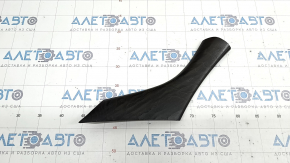 Center console trim front right Lincoln Nautilus 19-23 dark wood, broken mount, scratches, crack