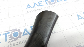 Center console trim front right Lincoln Nautilus 19-23 dark wood, broken mount, scratches, crack