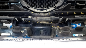 Radiator grill assembly VW Tiguan 12-17 rest with badge, cracked