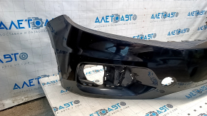 Front bumper bare VW Tiguan 12-17 rest, black, scratch, dented