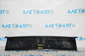 Tesla Model S 12-15 pre-restored rear trunk opening trim, Signature, with chrome, scratches