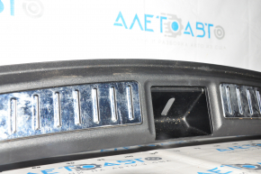 Tesla Model S 12-15 pre-restored rear trunk opening trim, Signature, with chrome, scratches