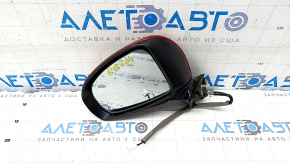 Side mirror left Toyota Prius 30 10-15 5 pins, red, scratch