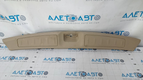 Nissan Pathfinder 13-20 trunk opening trim beige, scuffs, plastic turned white