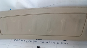 Nissan Pathfinder 13-20 trunk opening trim beige, scuffs, plastic turned white