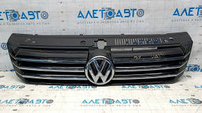 Radiator grill with badge VW Passat b7 12-15 USA, broken mount