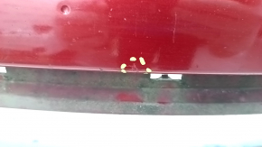 Front bumper bare Toyota Prius 30 13-15 rest, red, dented, crack, scratches
