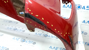 Front bumper bare Toyota Prius 30 13-15 rest, red, dented, crack, scratches