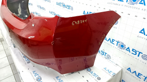 Rear bumper bare Toyota Prius 30 10-15 red, dented, scratches