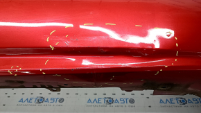 Rear bumper bare Toyota Prius 30 10-15 red, dented, scratches