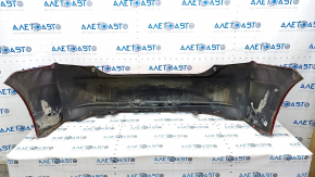 Rear bumper bare Toyota Prius 30 10-15 red, dented, scratches