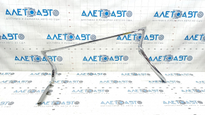 Front bumper grille frame Lexus ES300h ES350 13-15 prerest chrome, broken, broken guide, sand