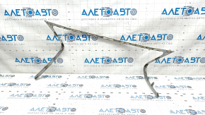Front bumper grille frame Lexus ES300h ES350 13-15 prerest chrome, broken, broken guide, sand