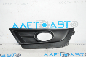 Front bumper grille left Honda CRV 17-19 under fog lights with molding