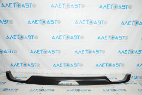 Lower trim of rear bumper Hyundai Sonata 15-17 sport for 2 pipes