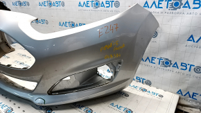 Front bumper bare Ford Fiesta 14-19 rest usa, silver, dented, scratches