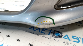 Front bumper bare Ford Fiesta 14-19 rest usa, silver, dented, scratches