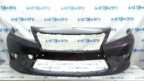 Bare front bumper Lexus ES300h ES350 13-15 pre-restoration for parking sensors, graphite, scratches, dented